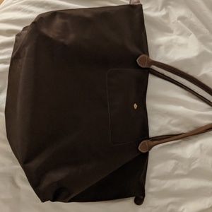Longchamp Brown Large Le Pliage Tote Bag